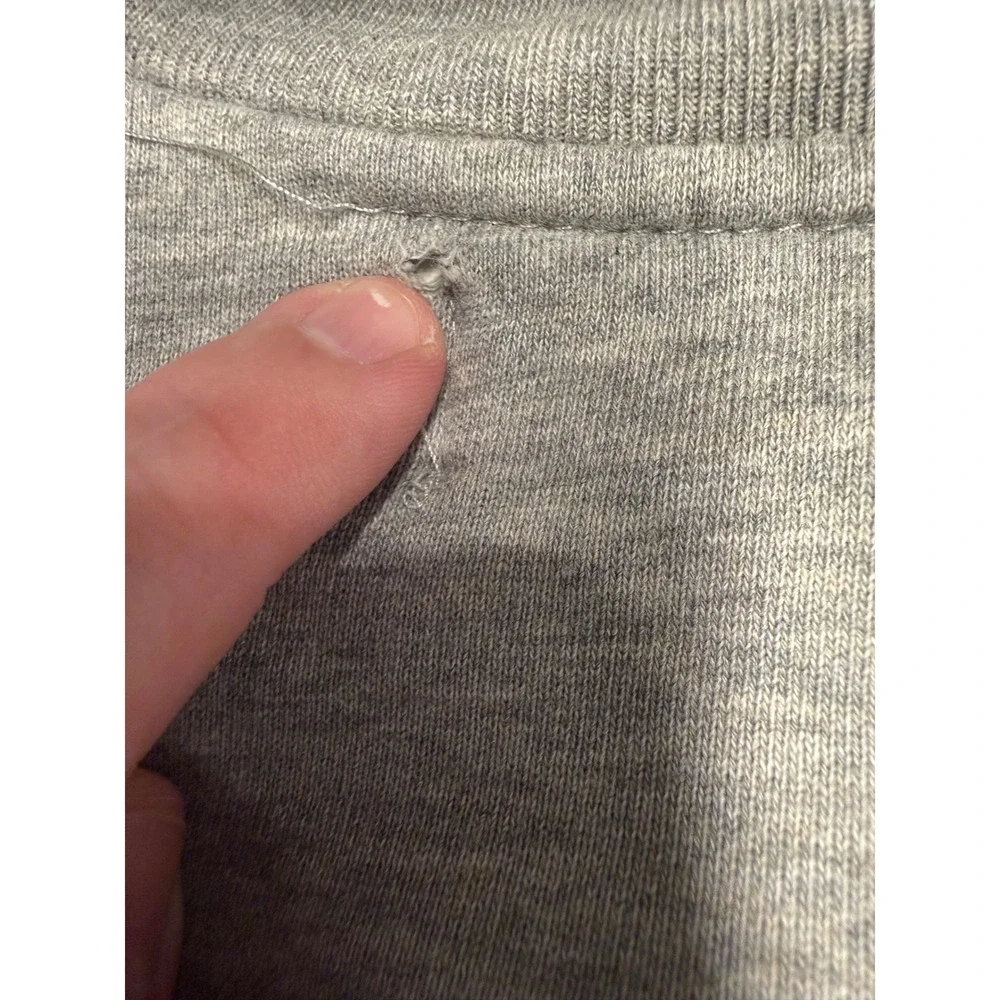 Polo Ralph Lauren Mens XXL Grey Full Zip Track Jacket White Sleeve Stripe Pony